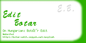 edit botar business card